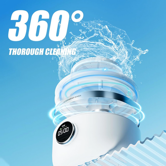 Wireless washing machine portable cleaner