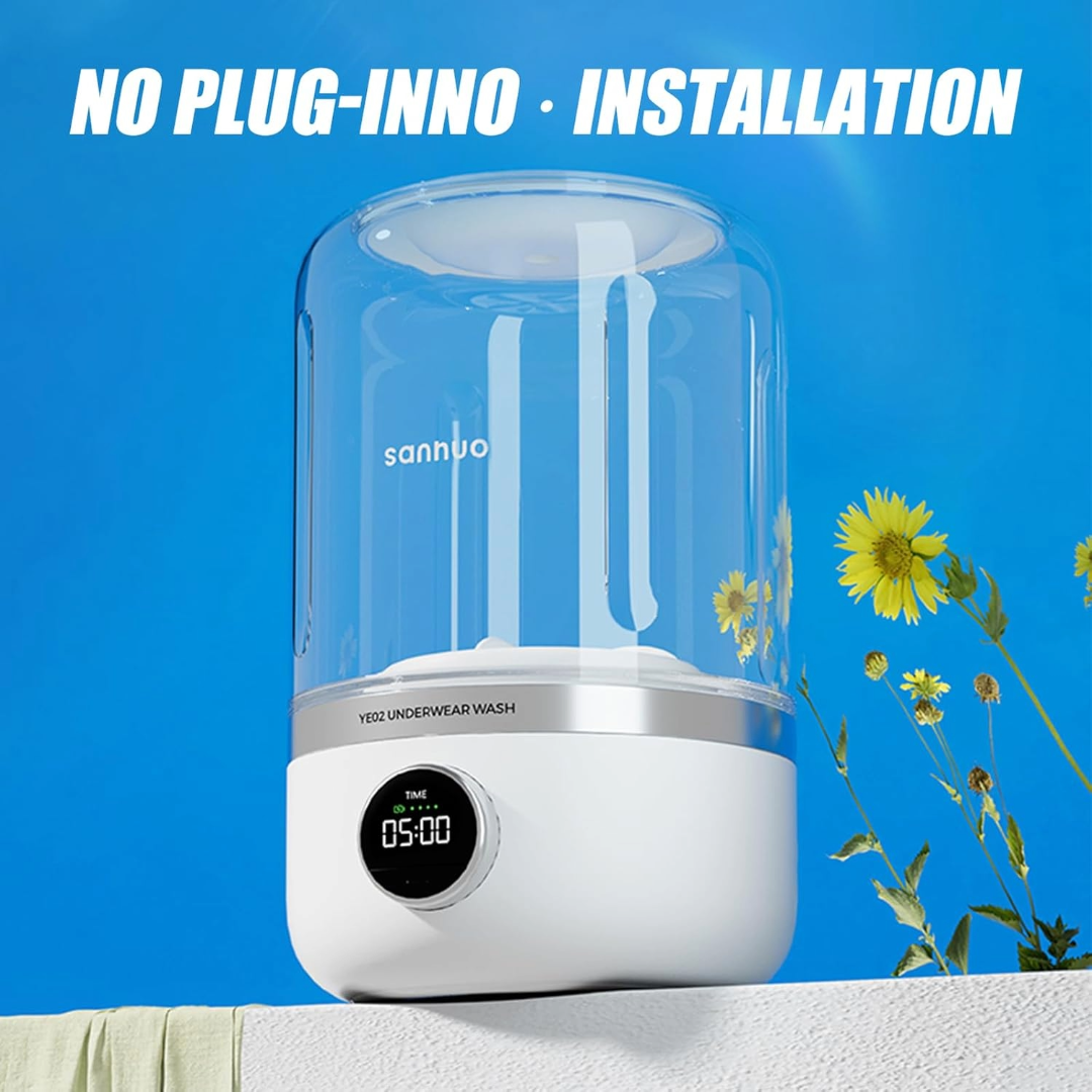 Wireless washing machine portable cleaner