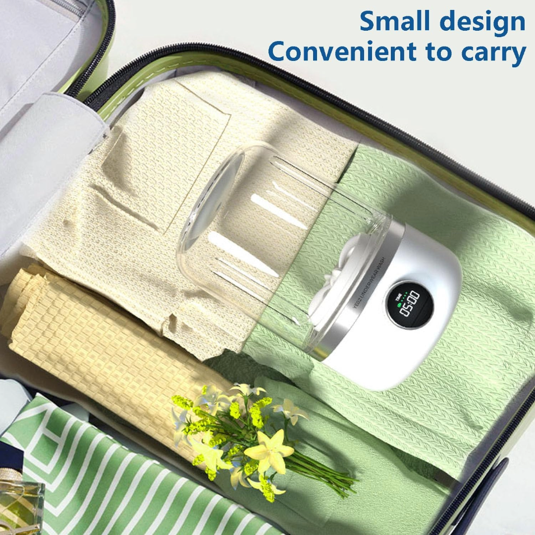 Wireless washing machine portable cleaner